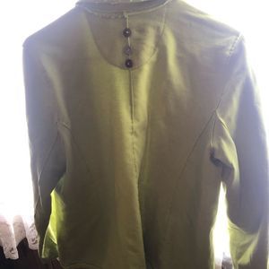 Lily White Light Green Blazer Size M